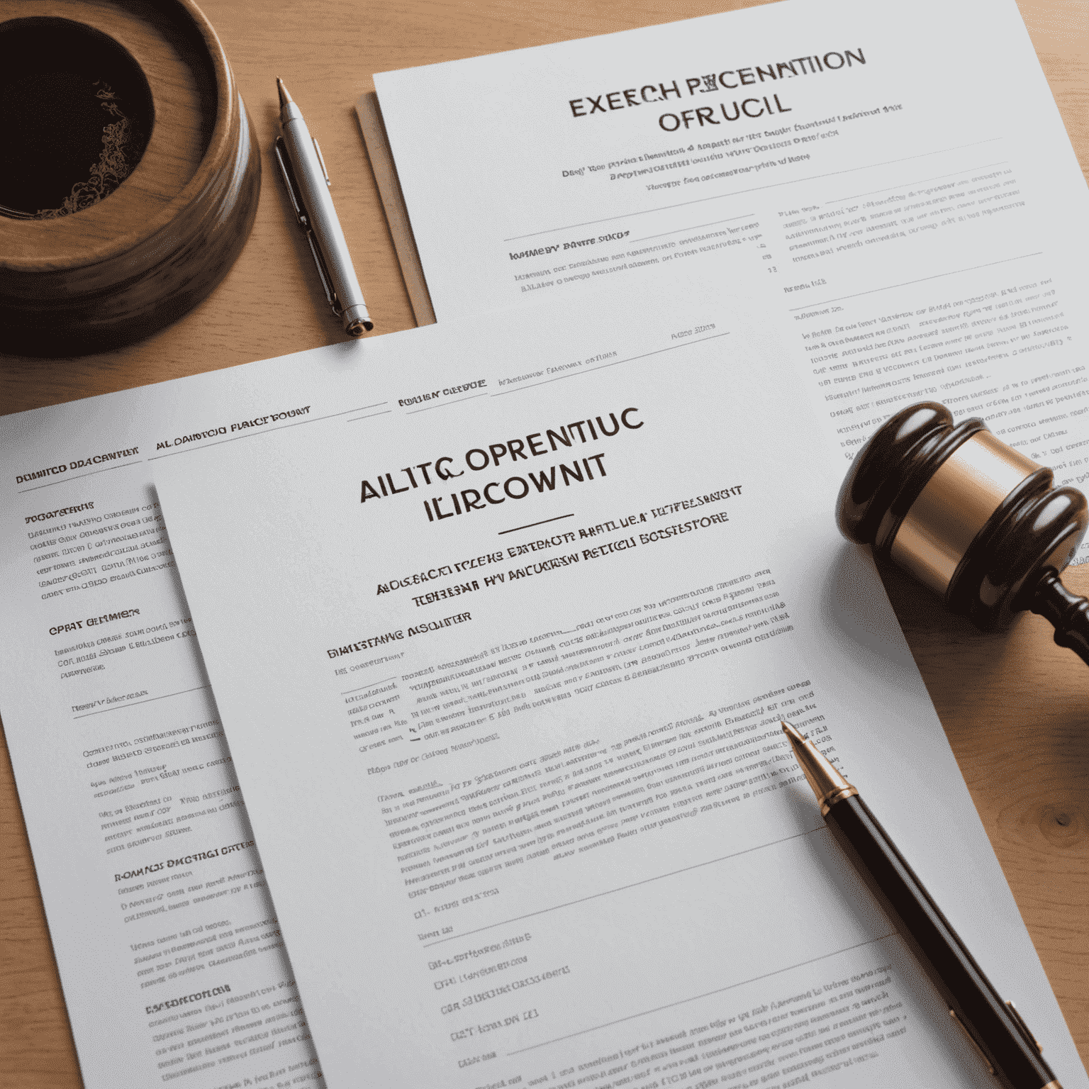 Illustration of NLP processing legal documents, with text being extracted and analyzed by AI, set in a Canadian government office